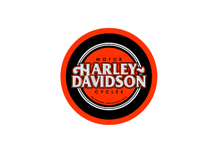 Harley Davidson branding design graphic design illustration illustrator logo vector