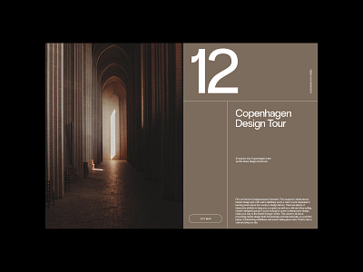 Copenhagen City Guide city city guide graphic design typography web web design