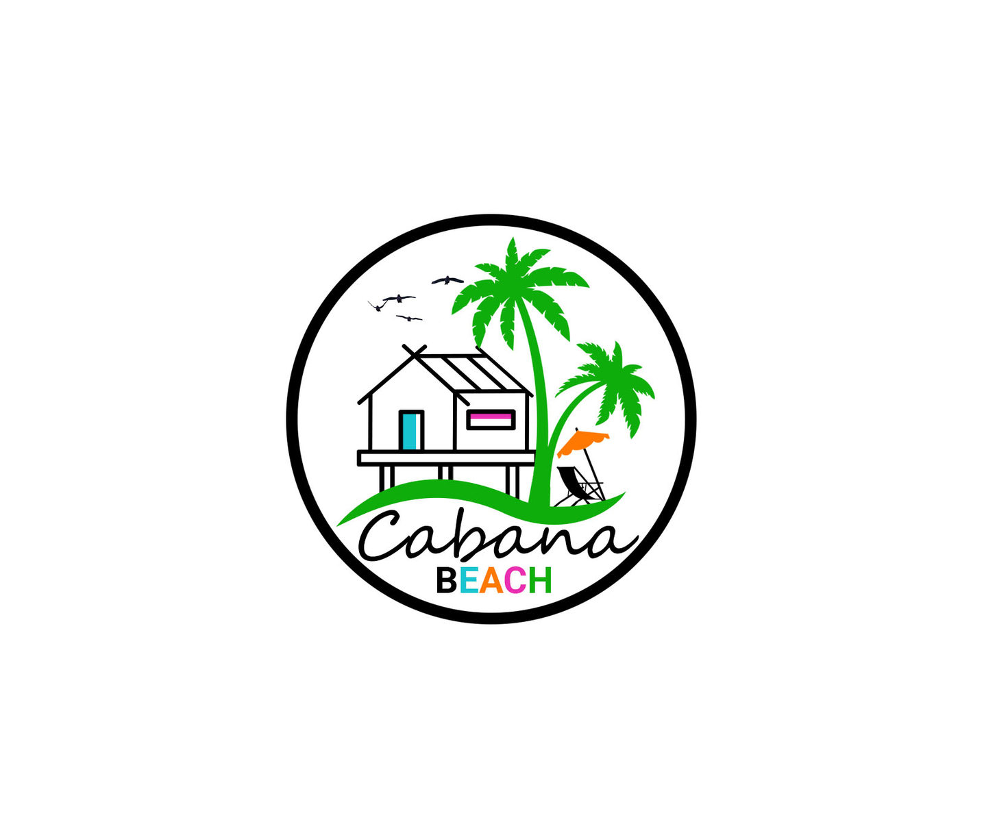 Cabana Beach Logo by MD. Sajjad Ahmed Juel on Dribbble