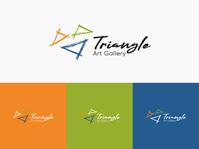 Triangle Art Gallery | Logo Design brand identity brand mark branding flat flat logo logo logo identity logodesign logomark logotype minimalist minimalist logo