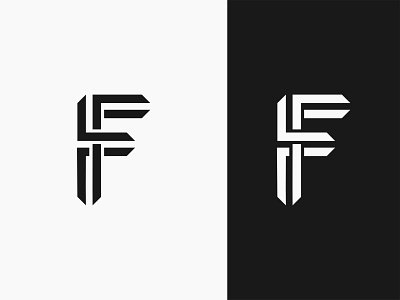 F letter Modern Logo | Monogram Logo brand branding flat flat logo letter letter logo lettering lettermark logo logo identity logomark logotype minimalist monogram monogram letter mark monogram logo