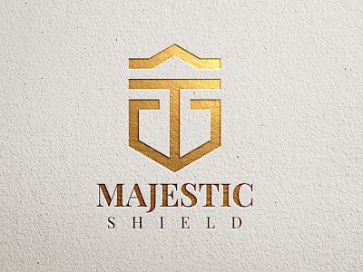 Majestic Shield Logo Design brand identity brand mark branding flat logo logo logo identity logodesign logotype minimalist minimalist logo