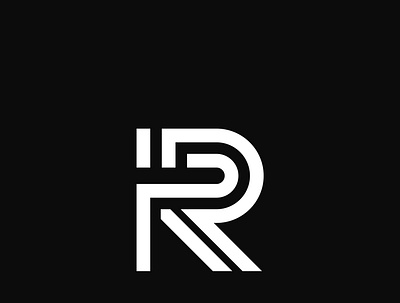R Letter Logo flat logo letter lettering lettermark logo logodesign logomark logotype minimalist