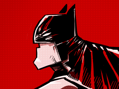 Batman batman illustration ink