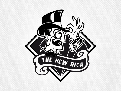 The New Rich gentleman logo rich