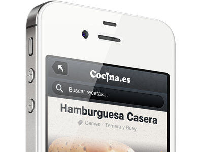 Cocina.es mobile layout