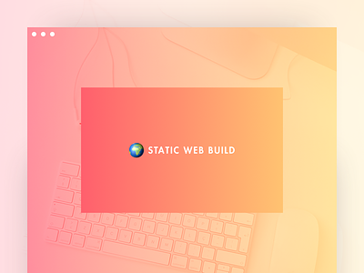 Static Web Build - Landing Page landing page ui user interface web web design