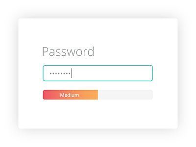 Daily UI challenge - Password Strength Meter