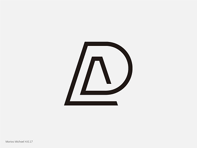 A + D Logo a d elegant logo minimal modern monogram simple