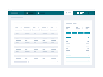 Wireframe SaaS flat flow modern product saas ui ux wireframe