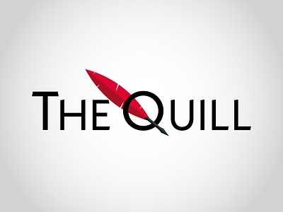The Quill design illustration logo vector