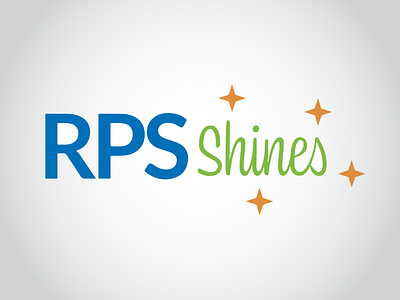 RPS Shines design logo vector