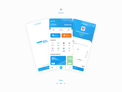 E Wallet App Design app branding design graphic design ui ux