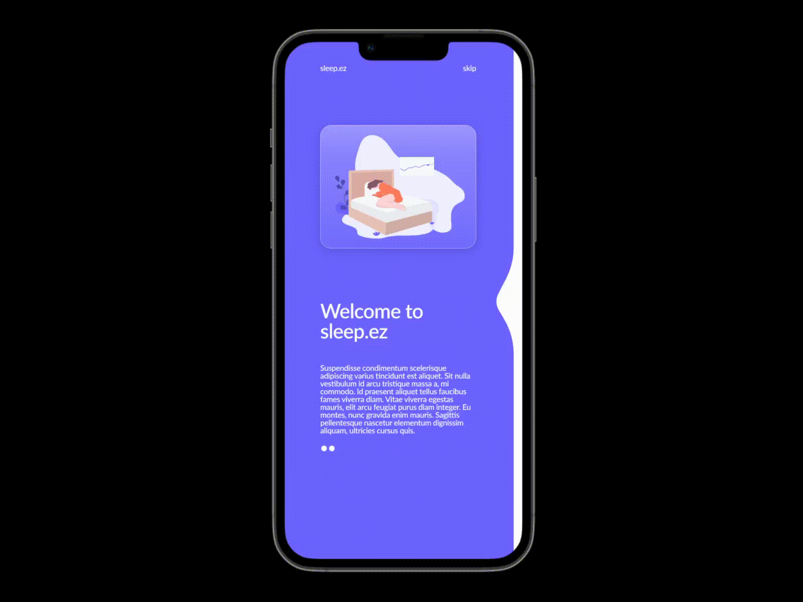 Sleep Tracking App Concept / Prototype app briefbox design figma glassmorphism prototype sleep app ui ux