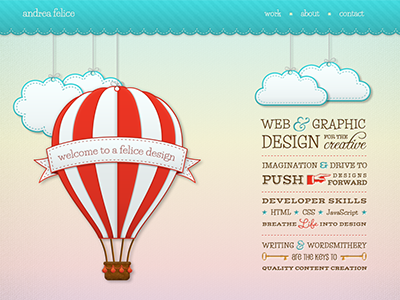 Portfolio Site design illustration portfolio responsive typography web design