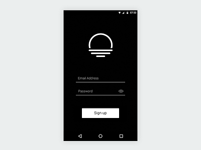 Day 001 - Sign up android mobile signup ui