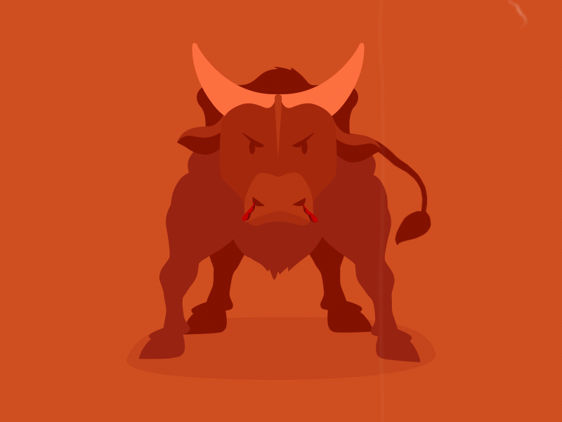 One angry bull by Andrei Radu Alex on Dribbble