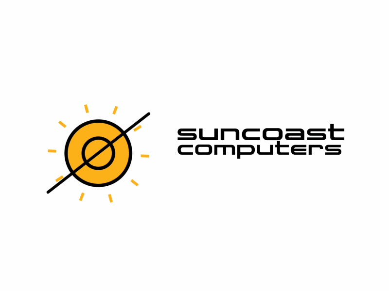 Suncoast Logo Animation after effects bodymovin branding animation colorfull joyfull json web animation