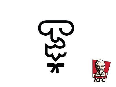 Modern Logo for KFC graphics identity logo modern