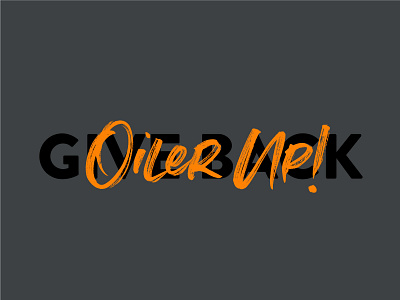 Oiler Up, Give Back Logo branding design findlay logo tshirt university of findlay