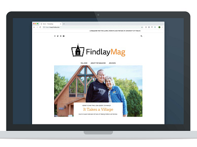 FindlayMag Website alumni magazine web wordpress