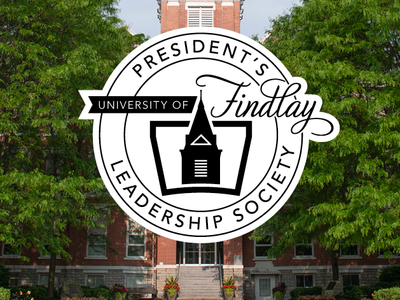 UF President's Leadership Society Logo findlay logo president university