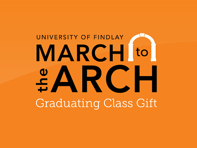 UF March to the Arch arch class gift giving logo