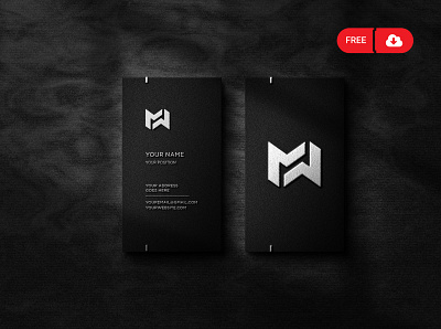 Free Download Business Card with Logo Mockup bringding mockup business mockup free business card free download free logo mockup freebies logo mockup