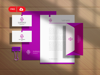 Free Download Stationery Mockup business mockup cover letter template free business card free business card mockups free download free download psd free envelope mockup free statinery mockup freebie freebies letterhead mockup logo mockups