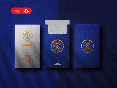 Download Download Free Luxury Business Card With Logo Mockup By Mockupmass Com On Dribbble