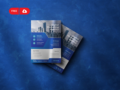 Download free flyer mockup