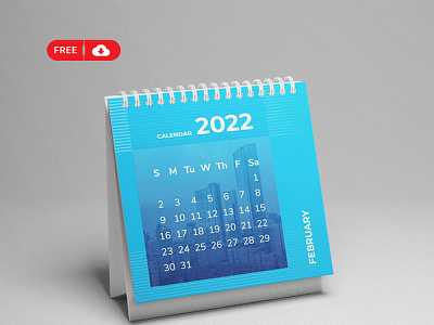 Download Free Desk Calendar Mockup packaging