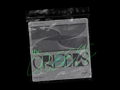 The Creeps Cover cd cd cover cover design fluo geometric illustration lines music soundcloud vinyl