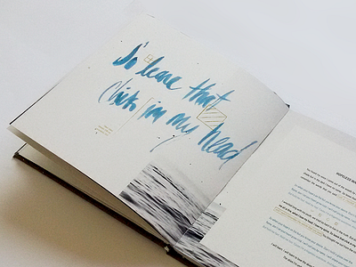 Mumford & Sons - Box set book brush calligraphy clean editorial handwriting minimal sea writing