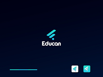 Educon app astronaut clean creative logo logoart logomark minimal minimalist space unique web