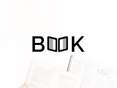 Book book brand branding clean creative design dribbble graphic design illustration logo logoart logodesign logomark minimal minimalist simple ui unique ux web