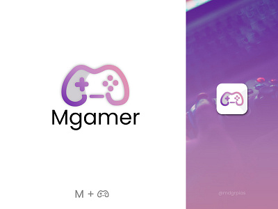 Mgamer logo creative logo design gaming logo graphic design logo logo design logomark minimal minimal logo minimal logo design minimalist logo ui ux