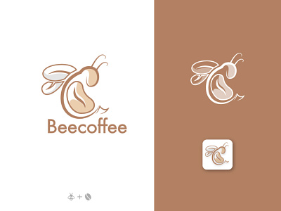 Beecoffee minimal logo beecoffee brand brandidentity branding clean coffee creative design graphic design illustration logo logoart logodesign logomark mdgrpias minimal minimalist restaurant logo ui unique
