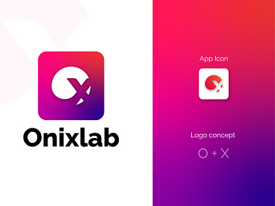 Onixlab agency app brand branding creative design graphic design illustration logo logoart logodesign logomark minimal minimalist mobileapp onixlab ui unique ux web