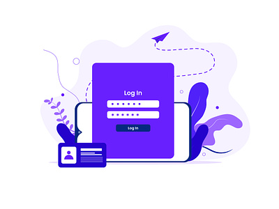 Log in page illustration create account login login form login page login screen login ui mobile login profile page user account user login username web form