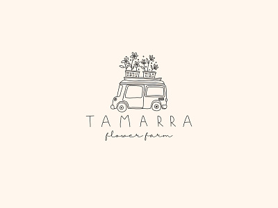 TAMARRA FLOWER FARM | Logo Design