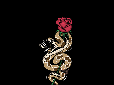 THE SNAKE PROTECT ROSE AND MAKING LOVE