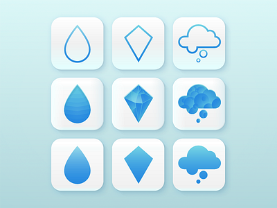 Icon pack 2 cartoon icon tolstovbrand vector water