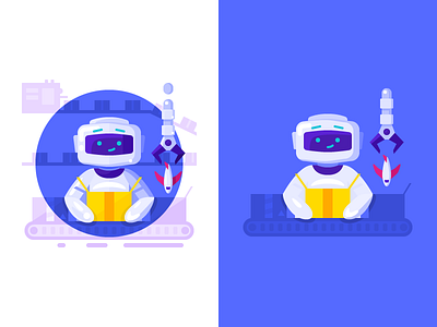 BundlePop - illustration bundlepop cartoon character illustration robot tolstovbrand vector
