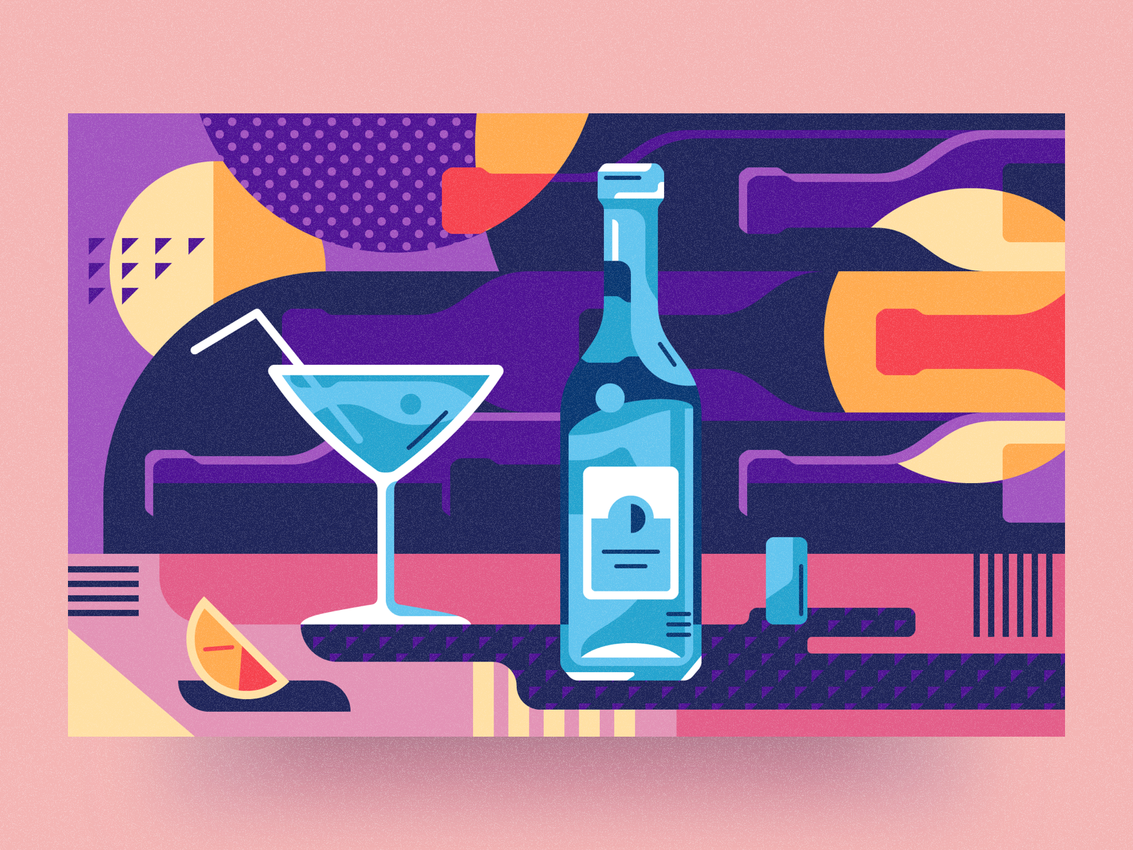 Alcoholic products by Alexander Tolstov on Dribbble