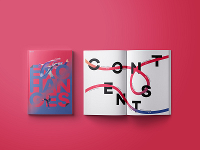 Exchanges Magazine design editorial design magazine typography