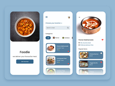 Foodie android android app branding design food app design graphic design icon illustration iphone mobile app design mobile application design ui ux