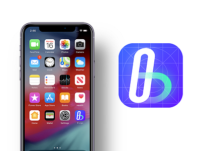 Letter B App Icon app app design app icon app icon design app icon designers brand identity branding design icon icon designer logo logo design logo designer logomark logotype mockup startup startup logo tech logo technology logo