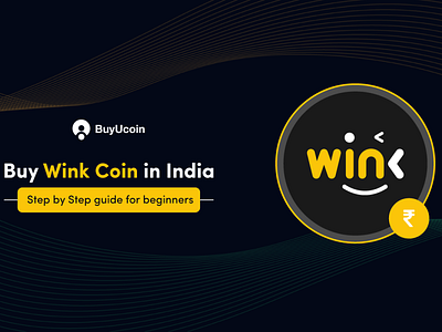 Wink Coin - Wink Token branding cryptocurrency graphic design wink