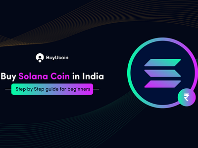 Buy Solana Coin in India branding graphic design